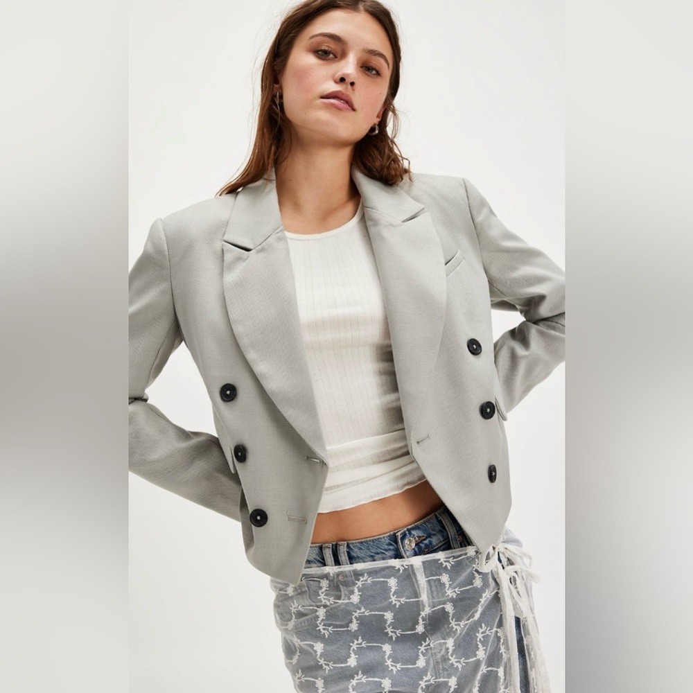 Free People Betty Solid Blazer